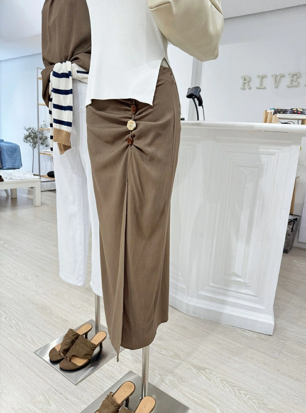 Falda set STONE