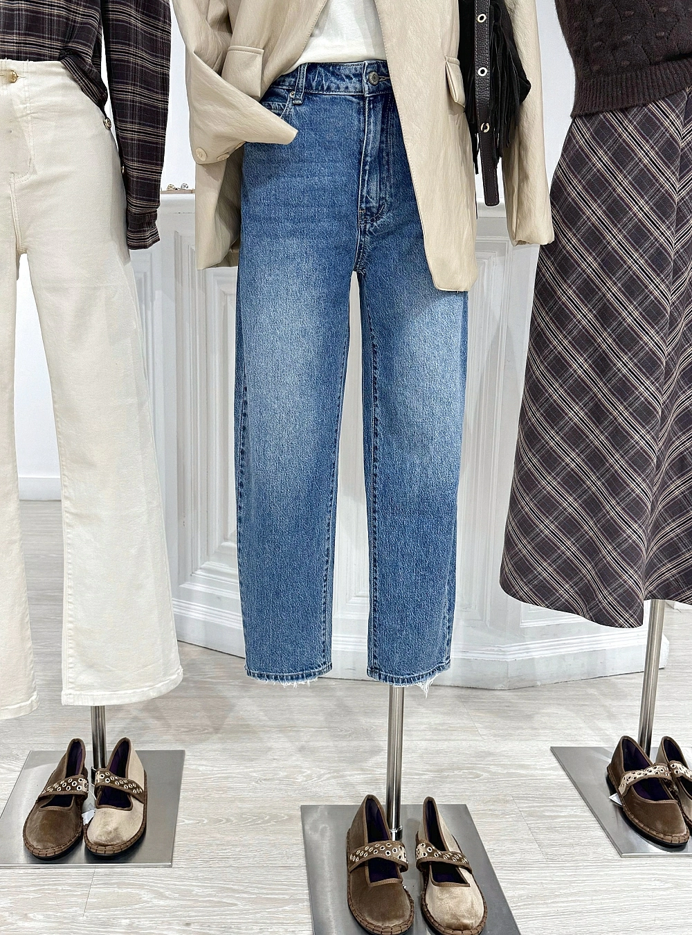 Jeans mom confort