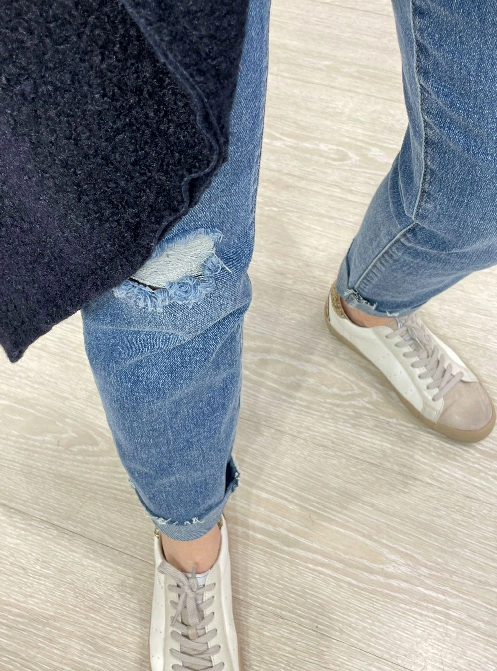 Jeans mom rotos new