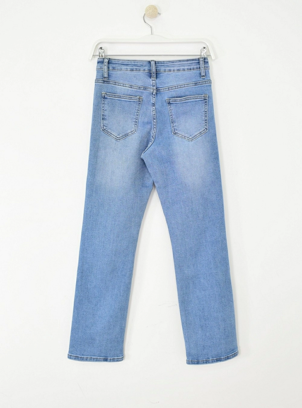 Jeans recto push up blue
