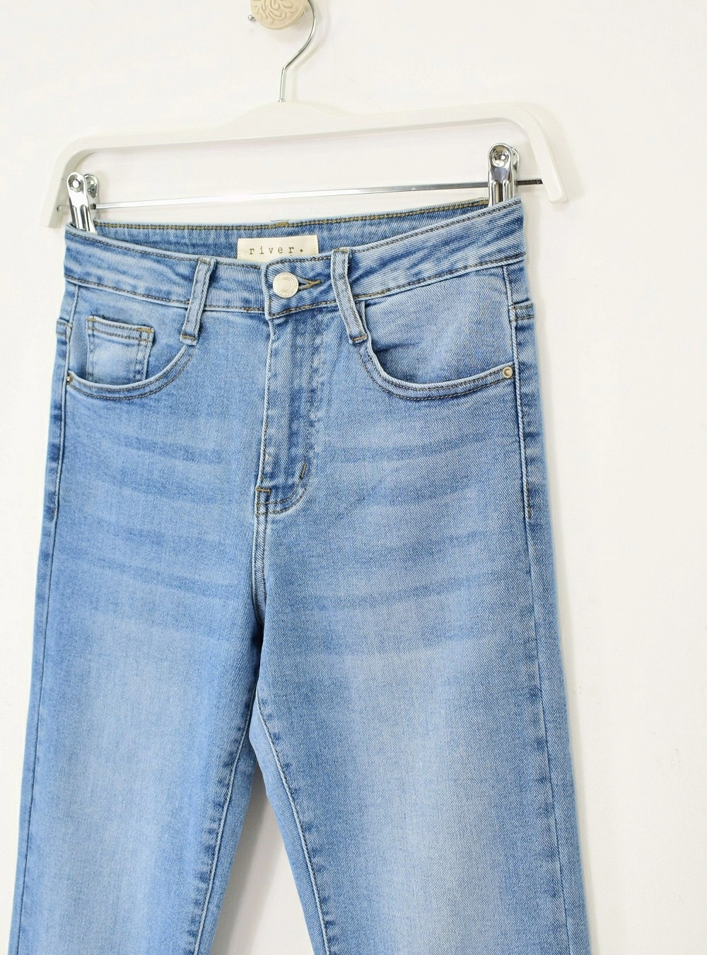 Jeans recto push up blue