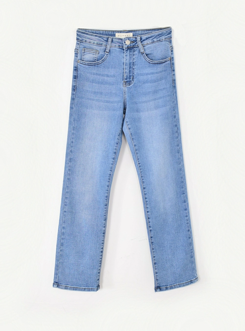 Jeans recto push up blue