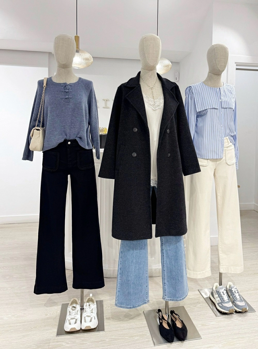 Jeans straight bolsillo trenza new