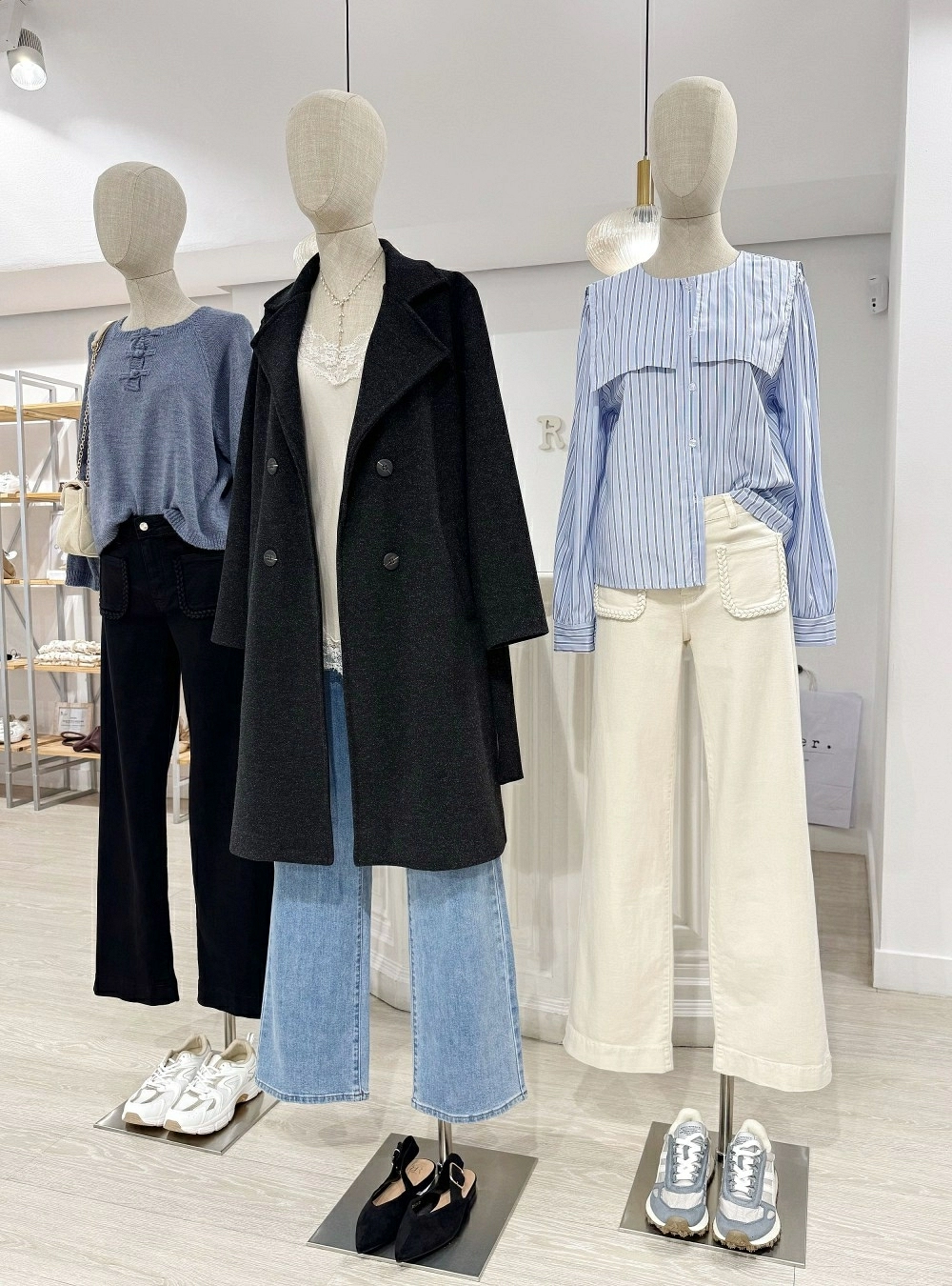 Jeans straight bolsillo trenza new