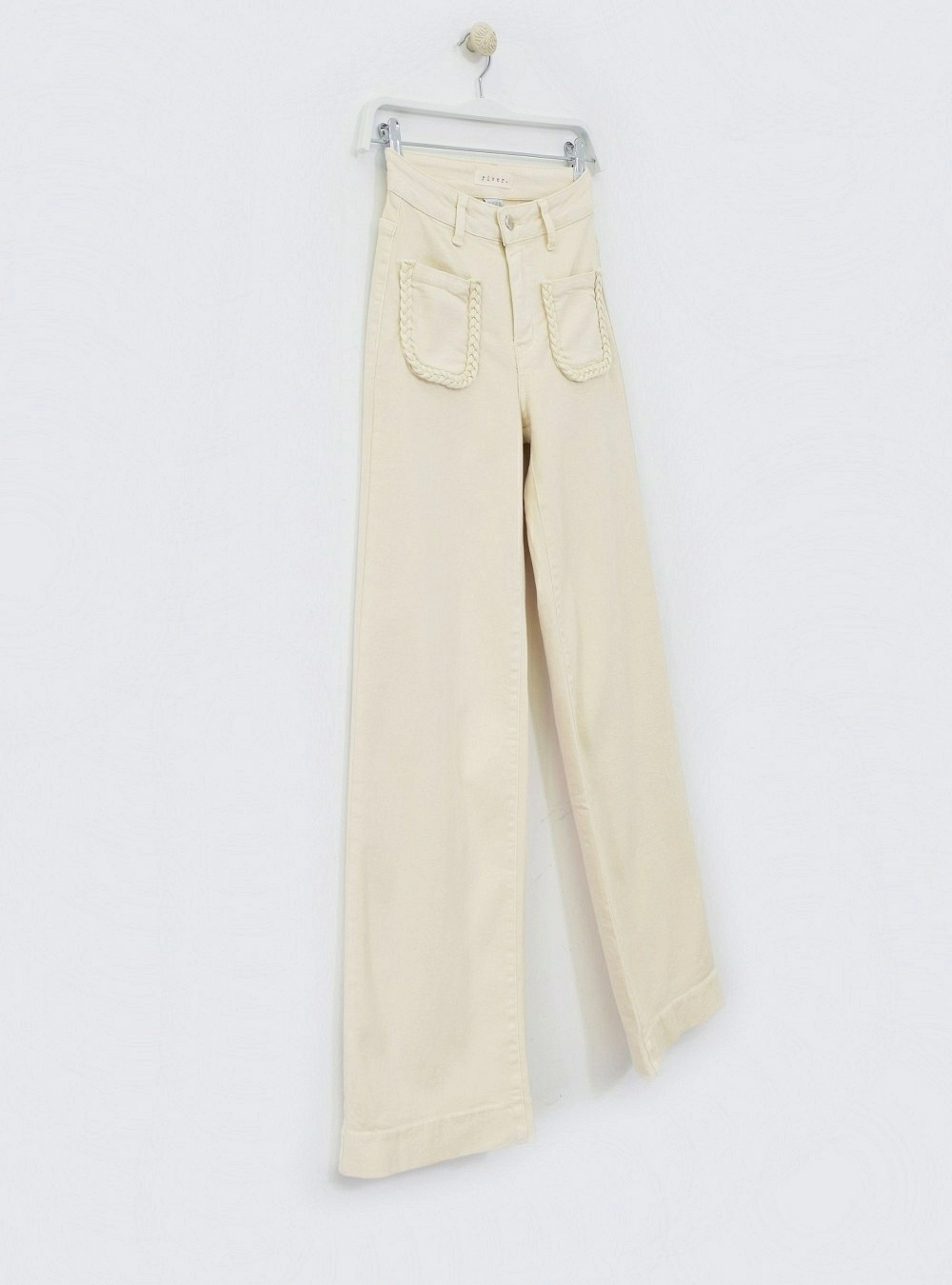 Jeans straight bolsillo trenza new