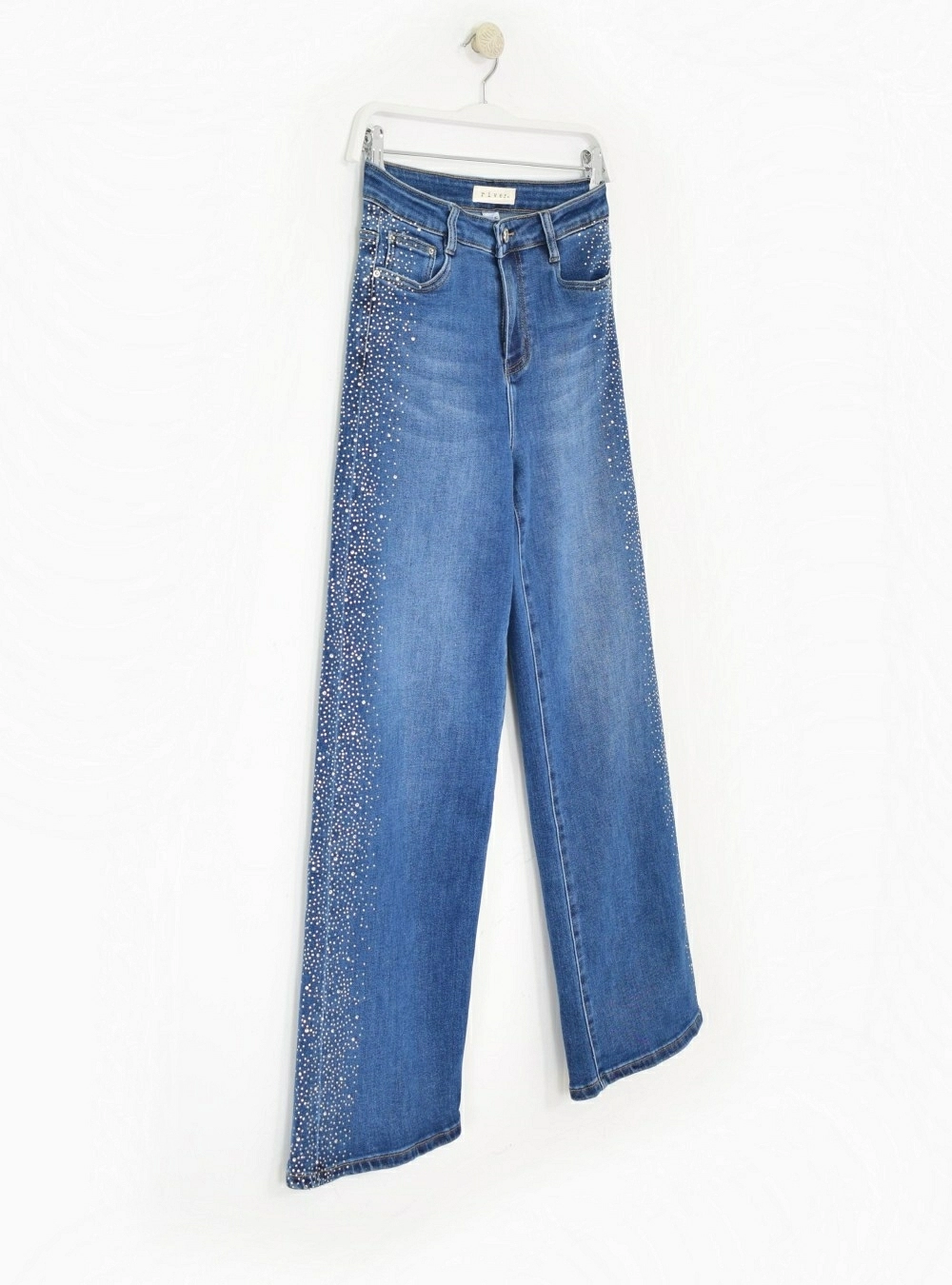 Jeans straight cristales Jeans straight cristales