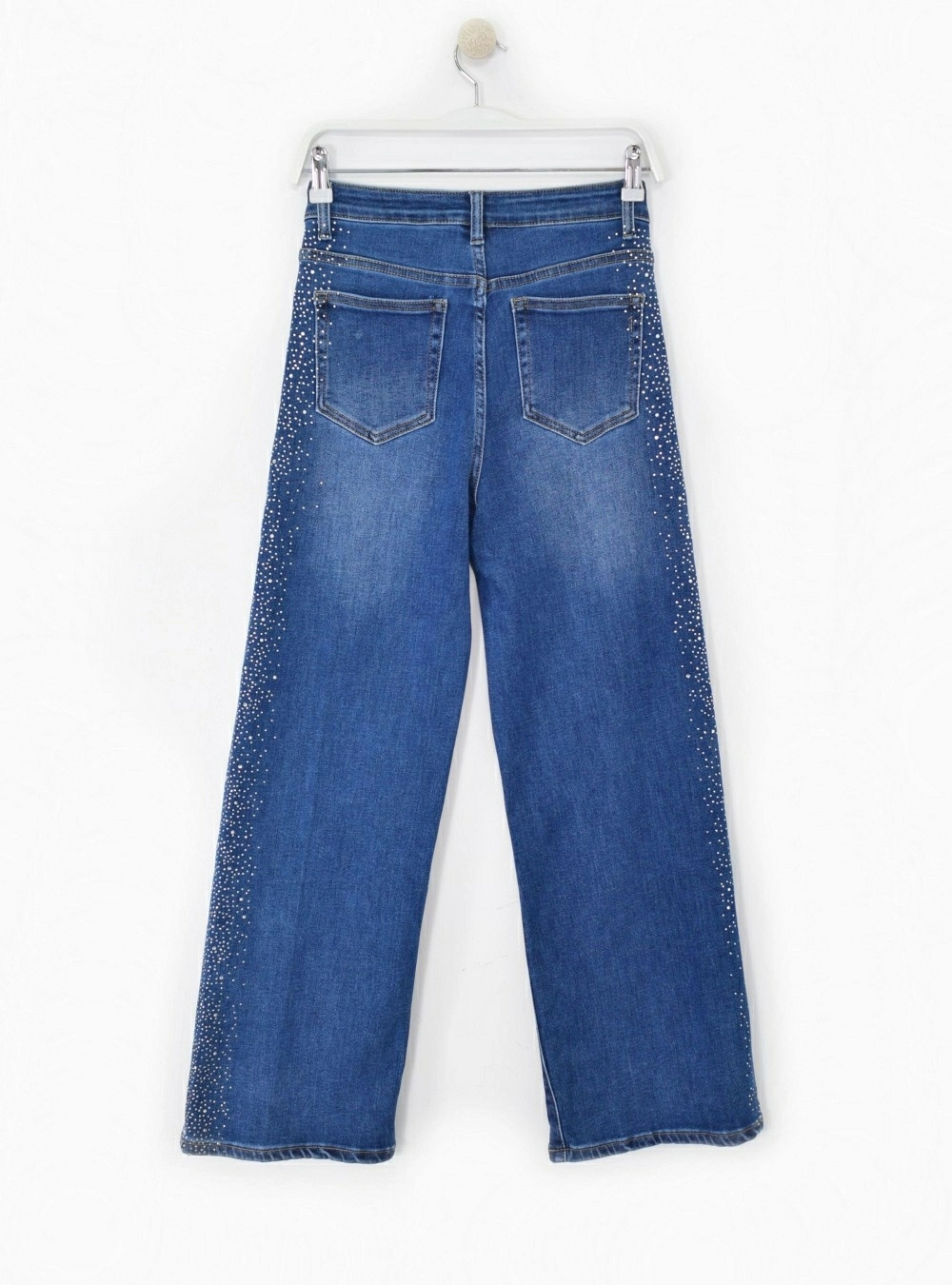 Jeans straight cristales Jeans straight cristales