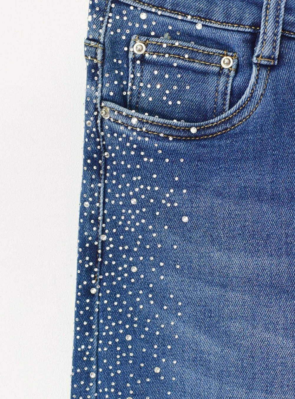 Jeans straight cristales Jeans straight cristales