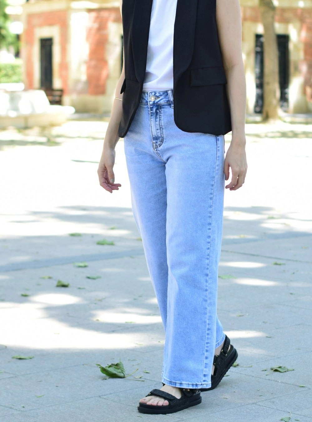 Jeans straight light blue