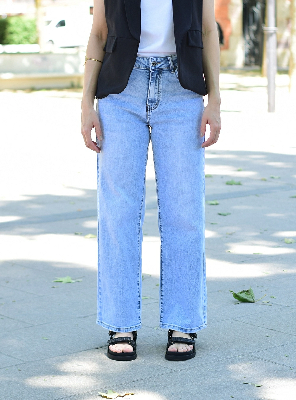 Jeans straight light blue
