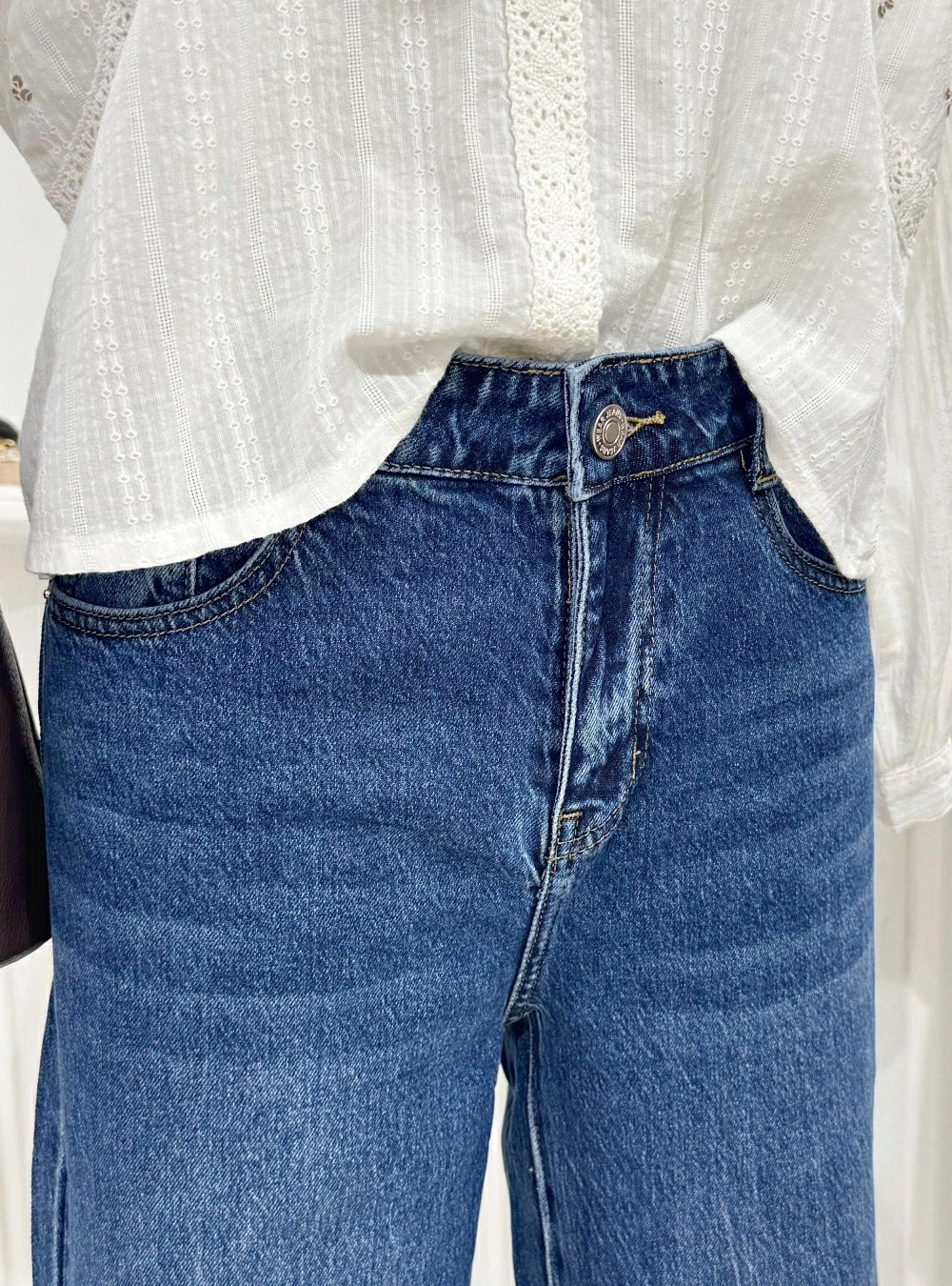 Jeans wide leg blue classic Jeans wide leg blue classic