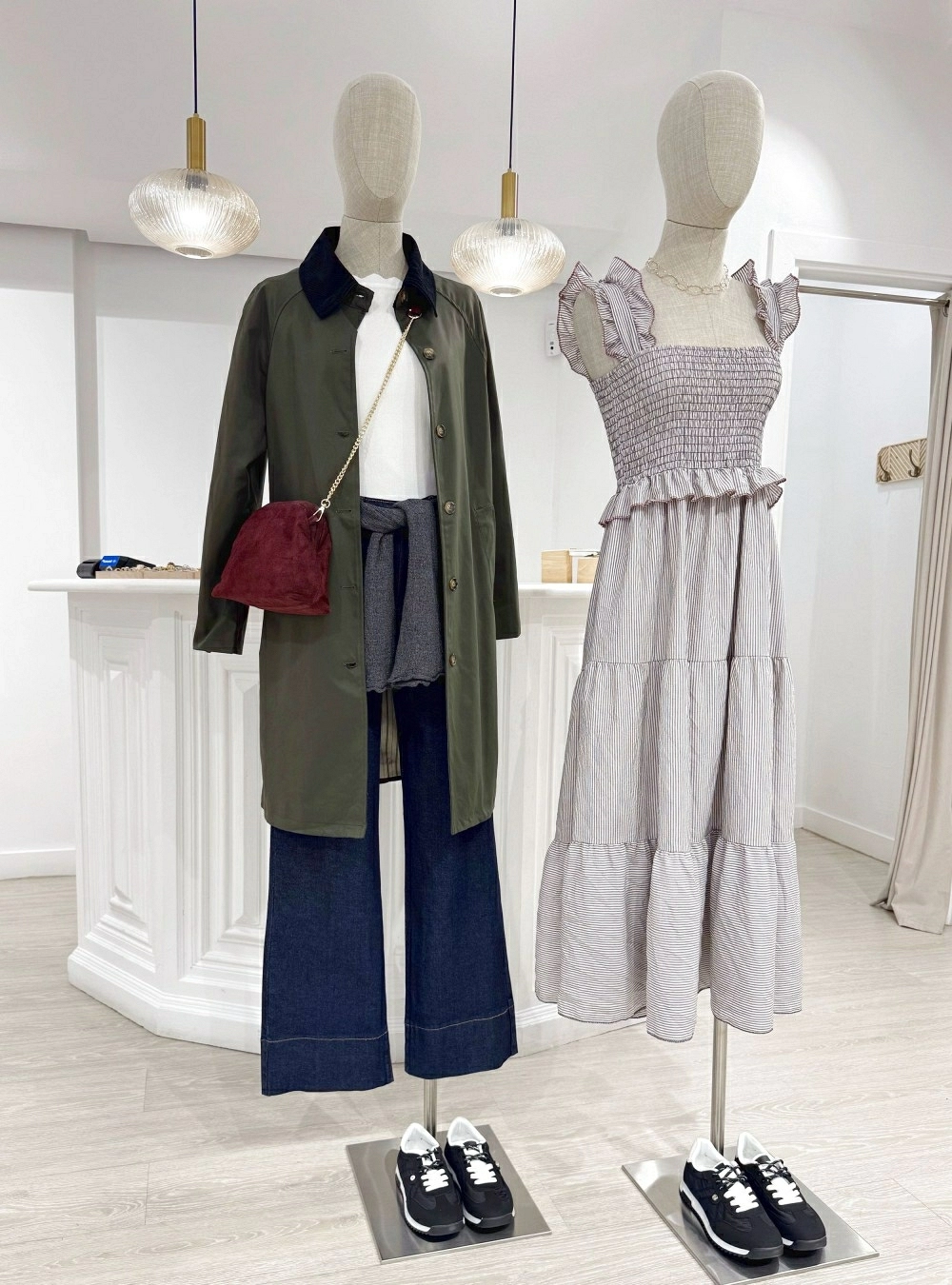 Jeans wide leg costura color Jeans wide leg costura color