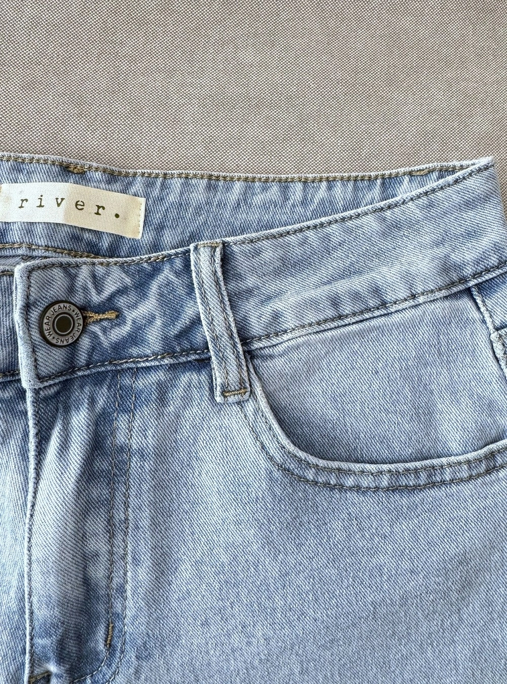 Jeans wide leg mid waist Jeans wide leg mid waist