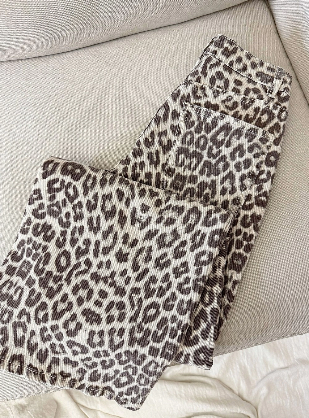 Jeans wide leg print Jeans wide leg print