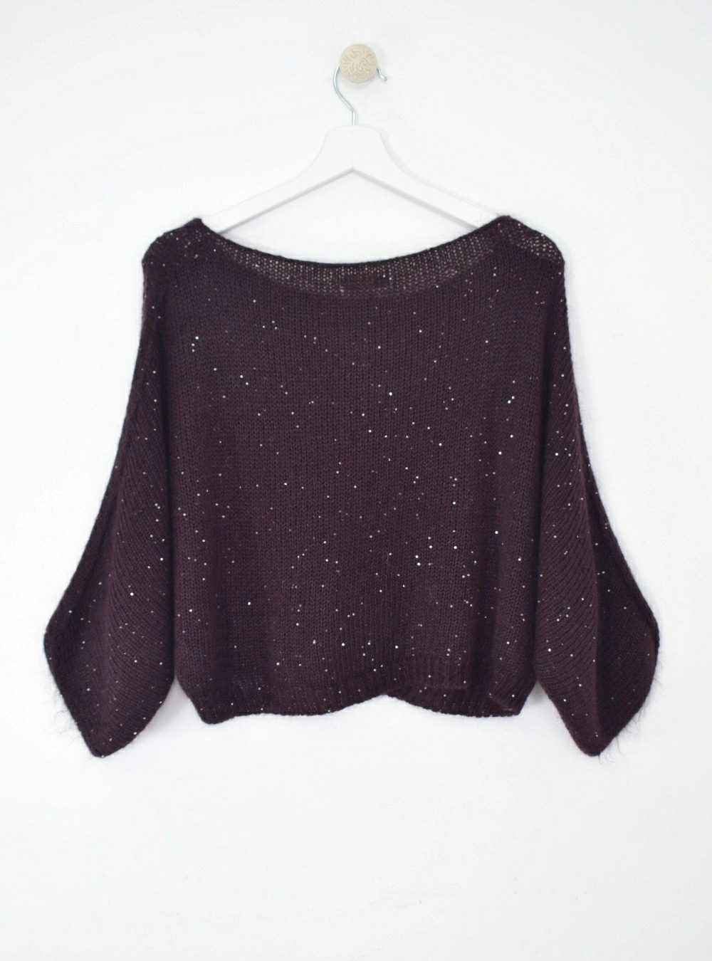 Jersey corto lentejuelas