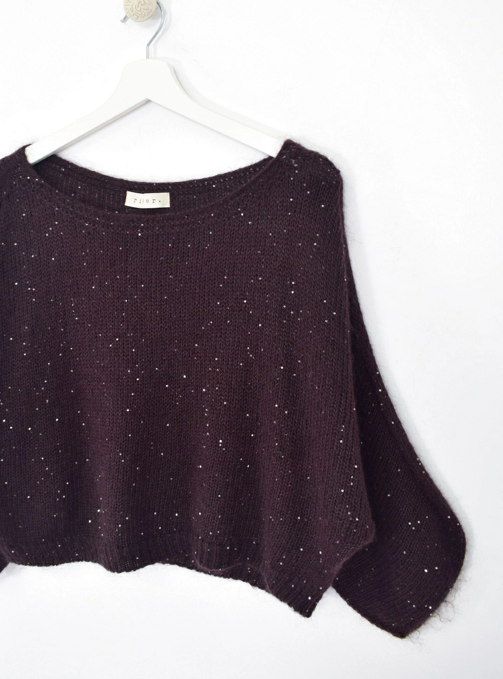 Jersey corto lentejuelas