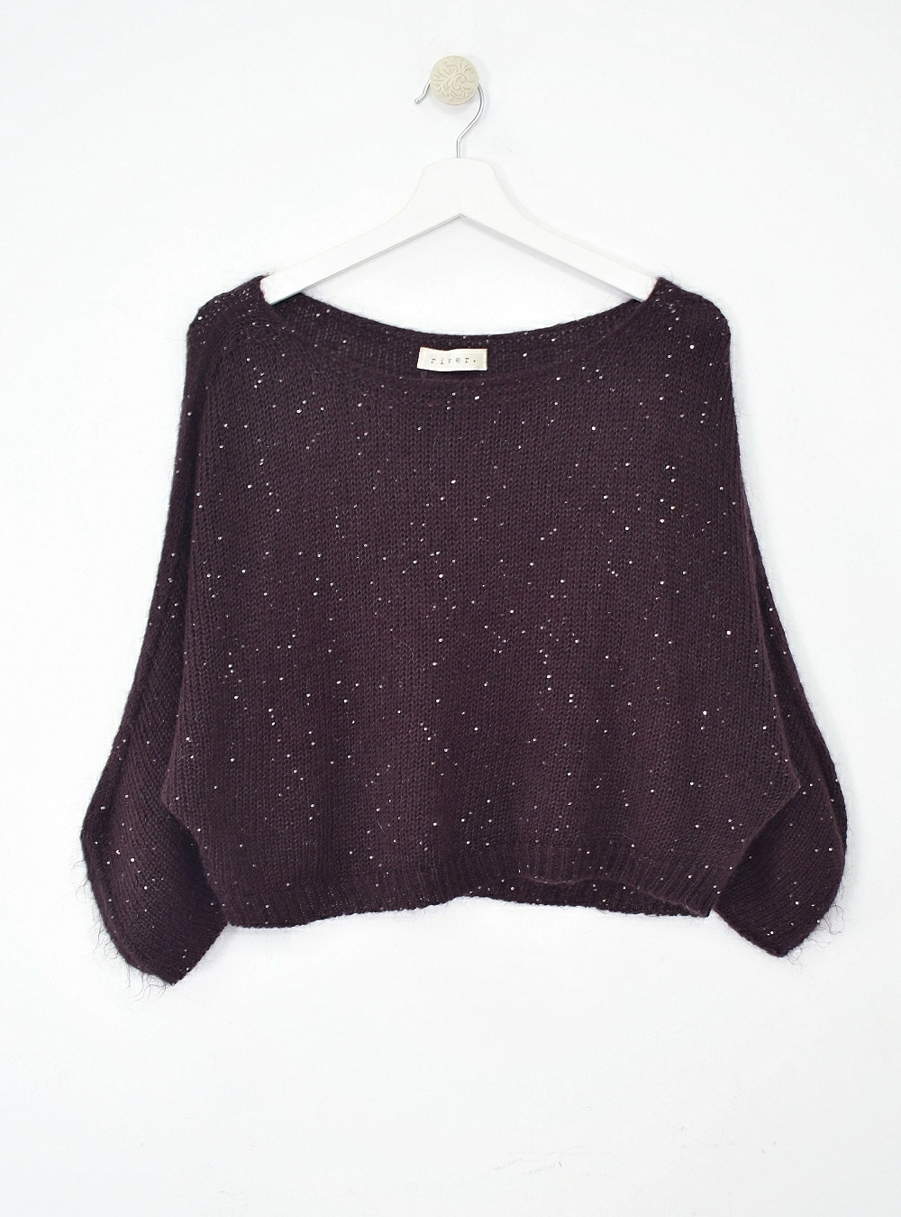 Jersey corto lentejuelas