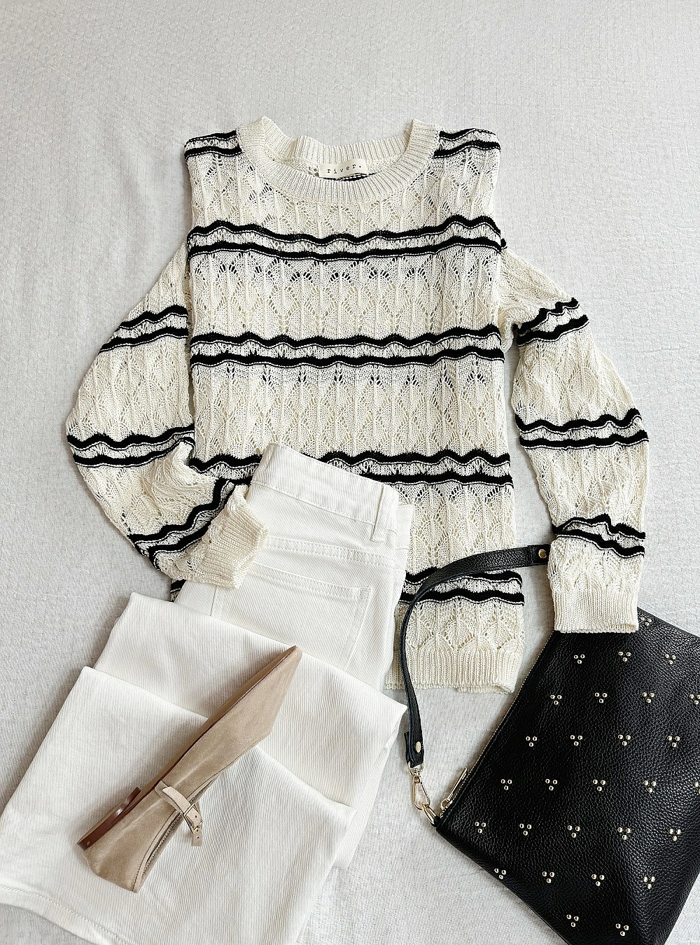 Jersey crochet bicolor