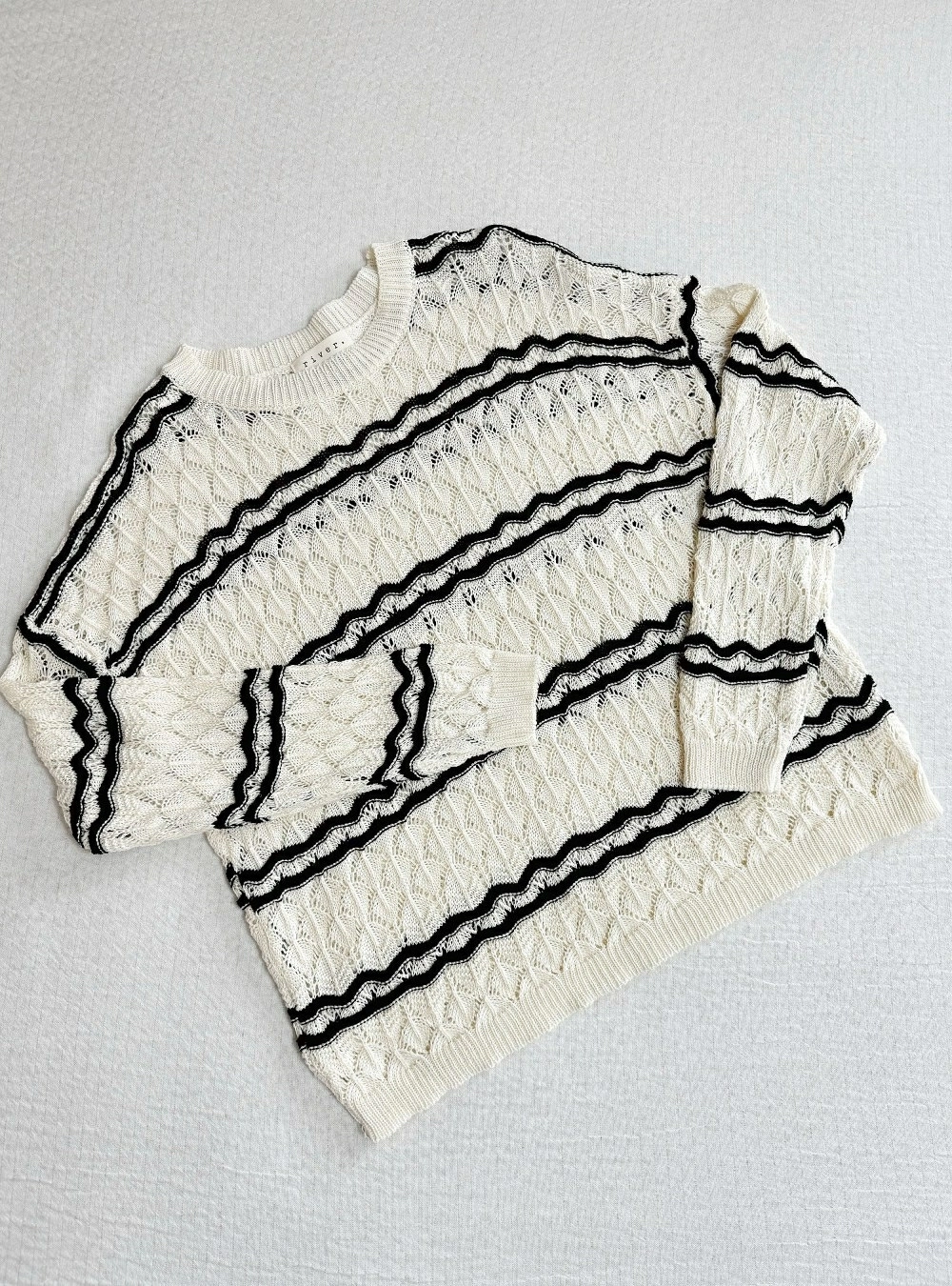 Jersey crochet bicolor