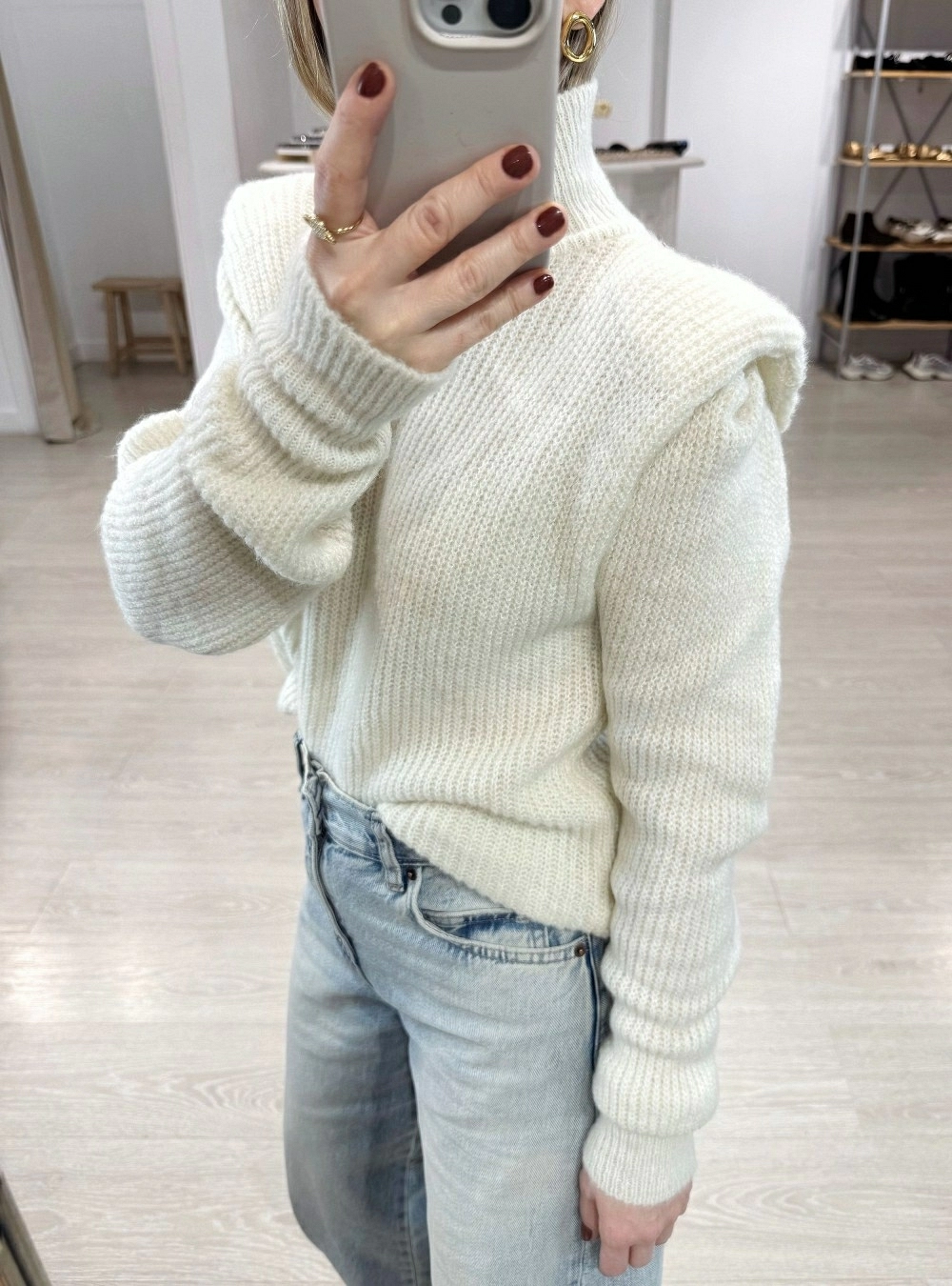 Jersey hombrera punto