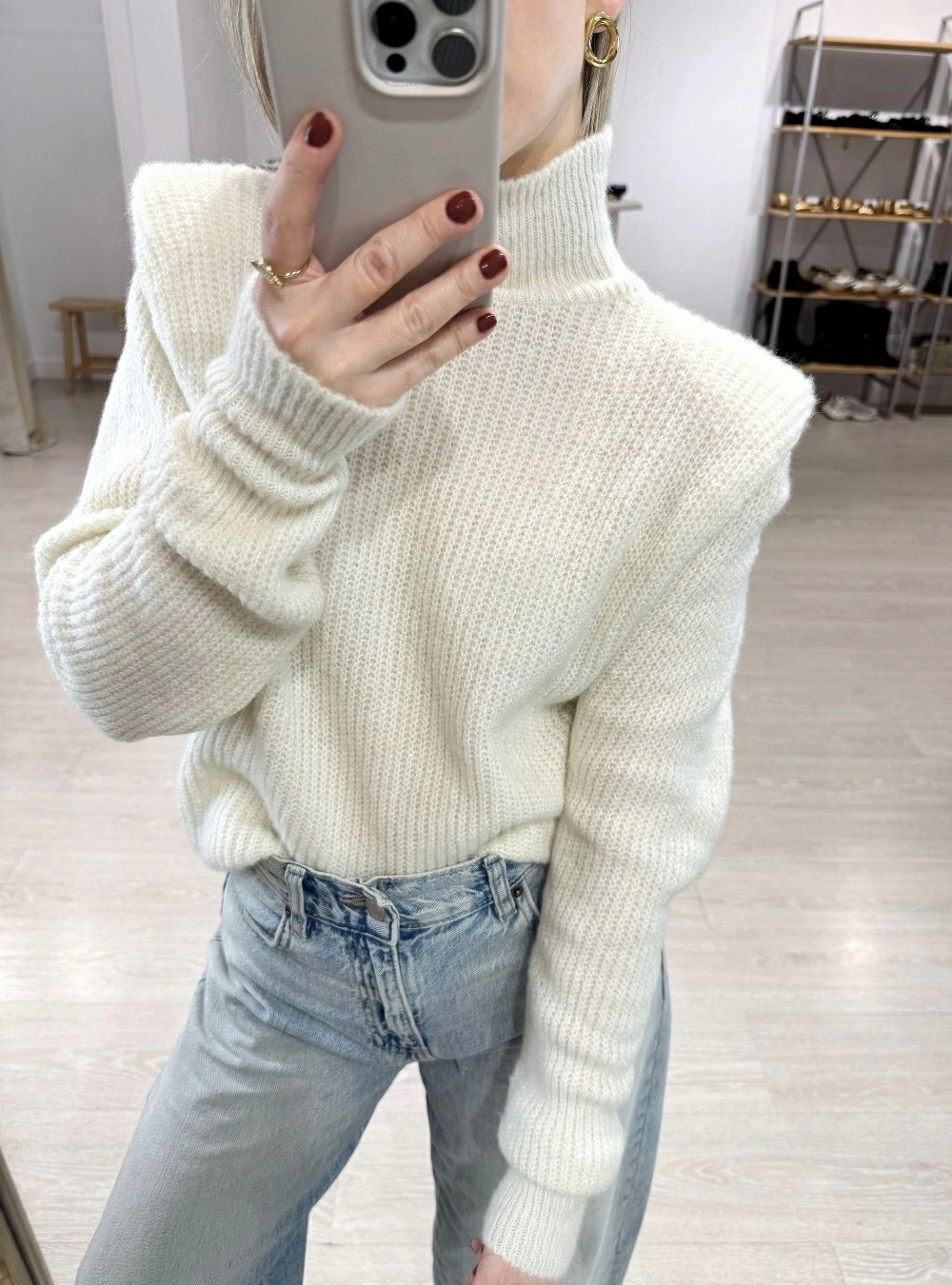 Jersey hombrera punto