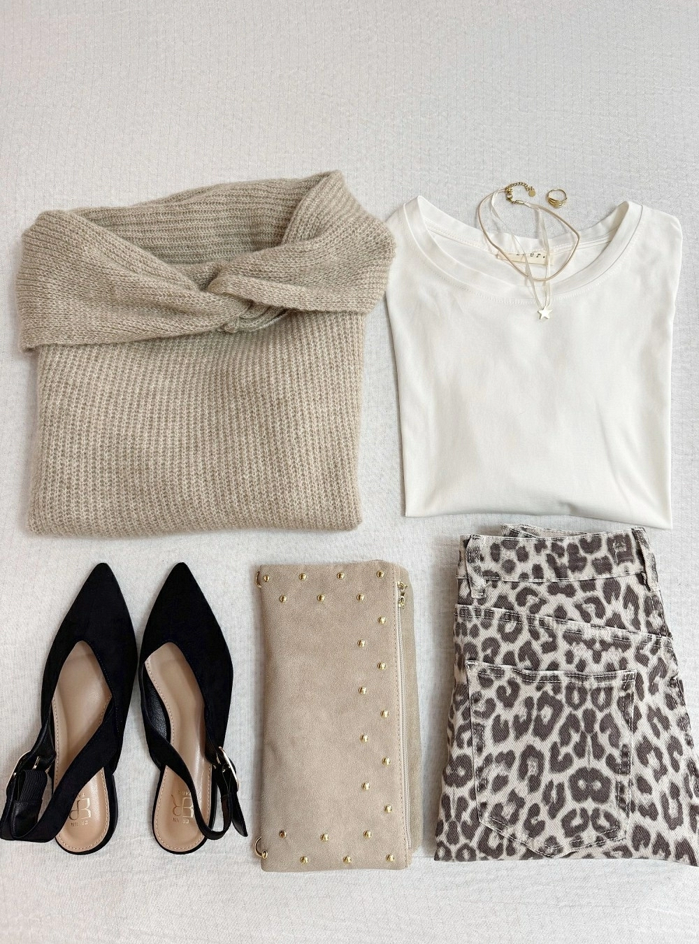 Jersey punto cuello nudo