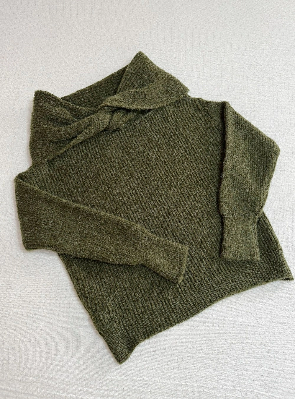 Jersey punto cuello nudo