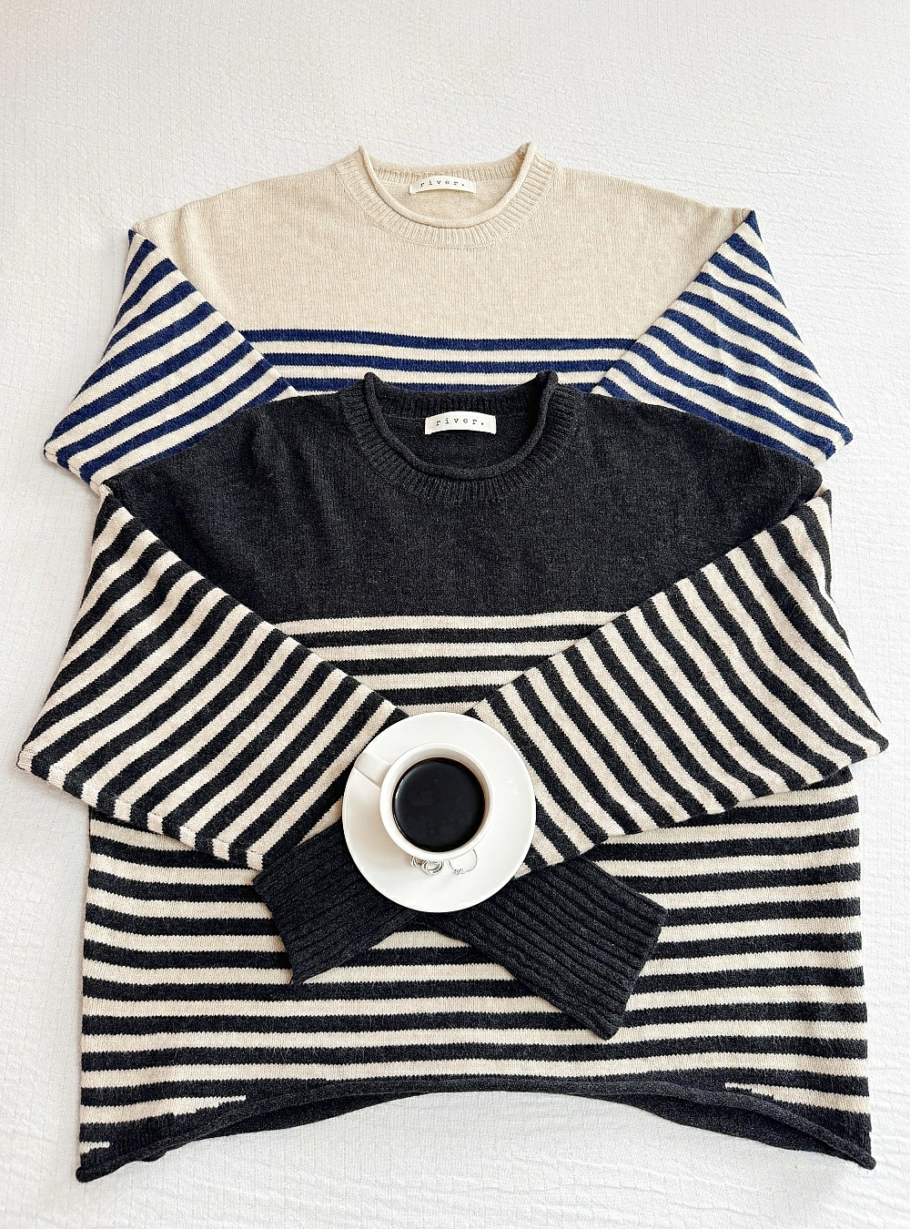 Jersey punto suave rayas