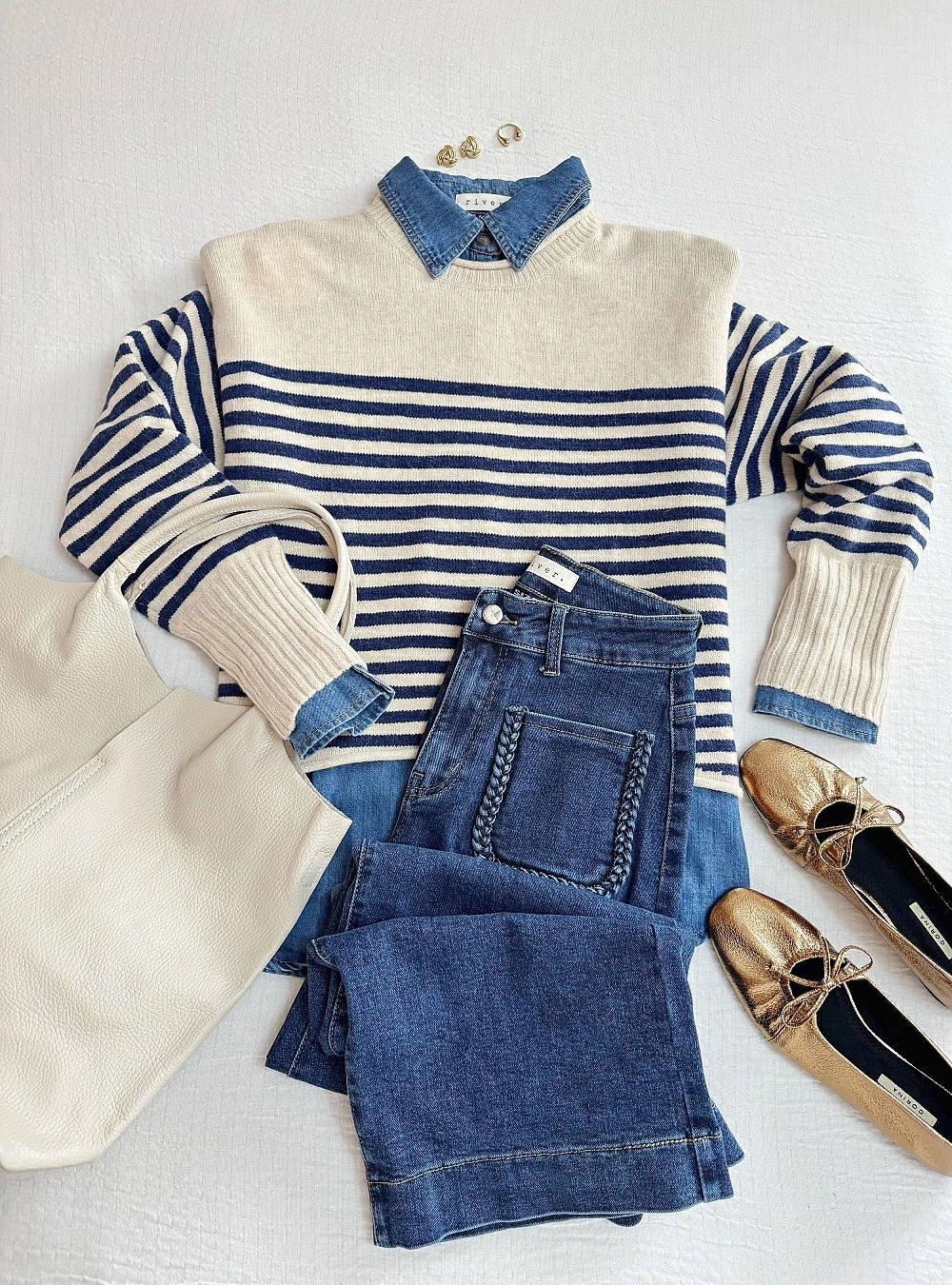 Jersey punto suave rayas