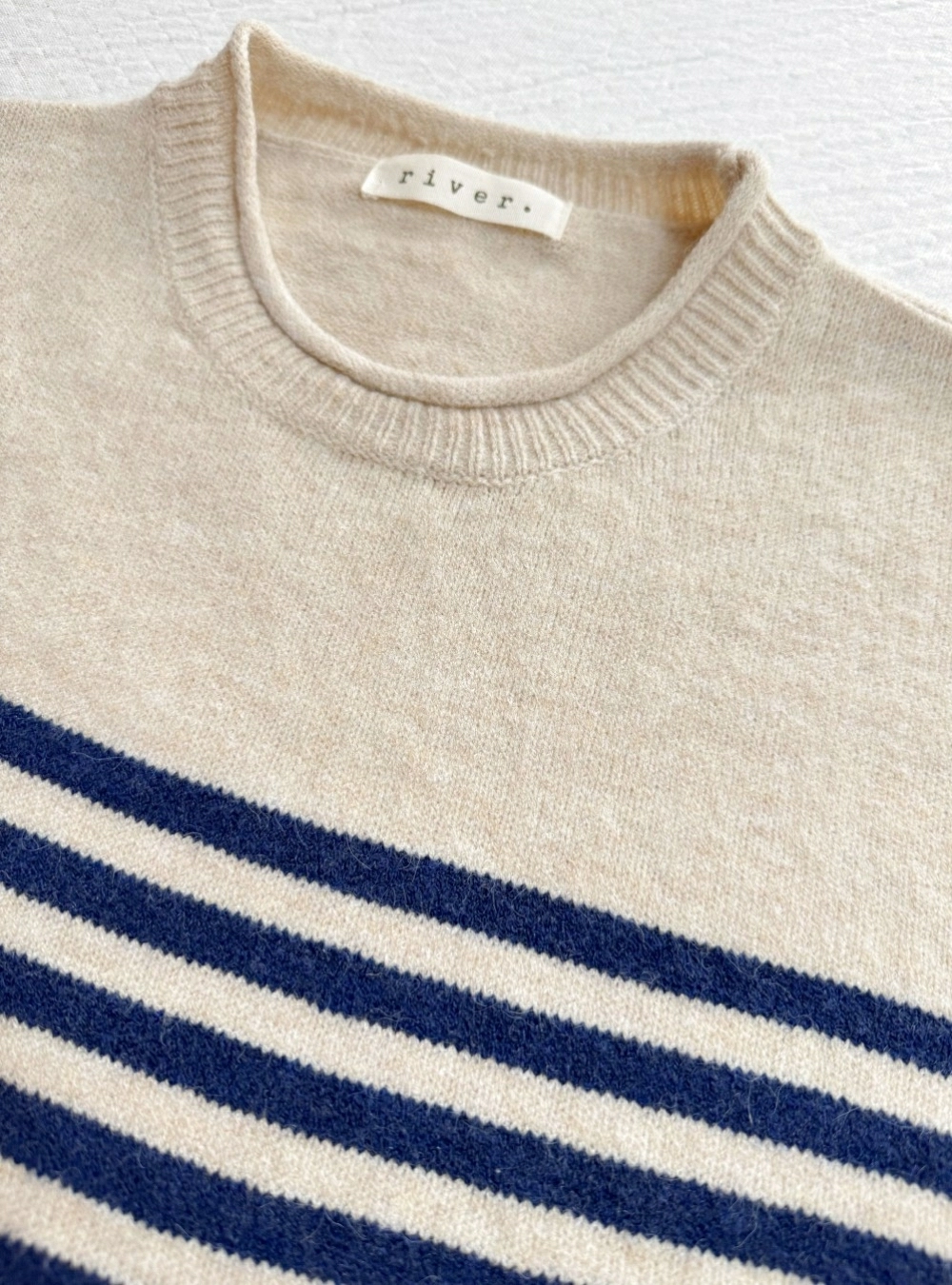 Jersey punto suave rayas