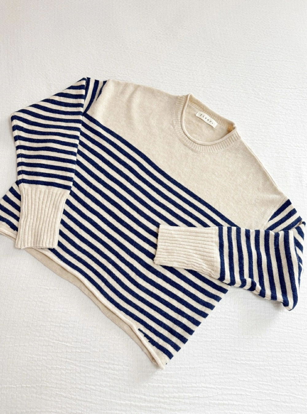 Jersey punto suave rayas