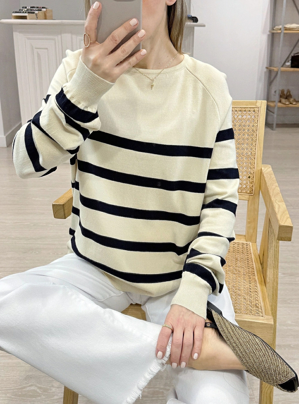 Jersey rayas cashmere Jersey rayas cashmere