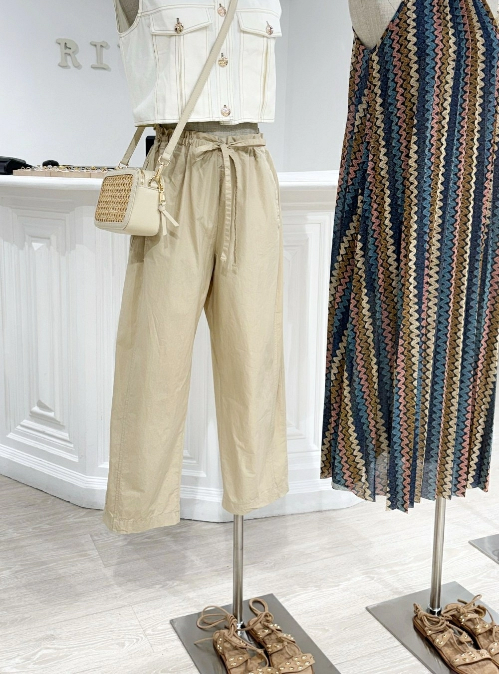 Pantalón algodón cintura elástica Pantalón algodón cintura elástica