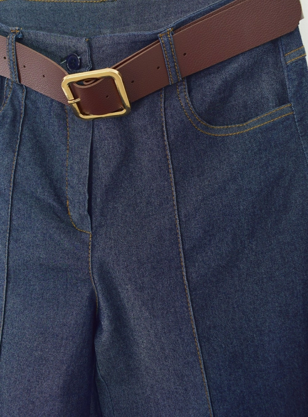 Pantalon denim costura Pantalon denim costura