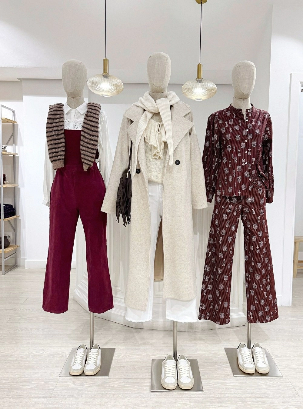 Pantalon set Burdeos