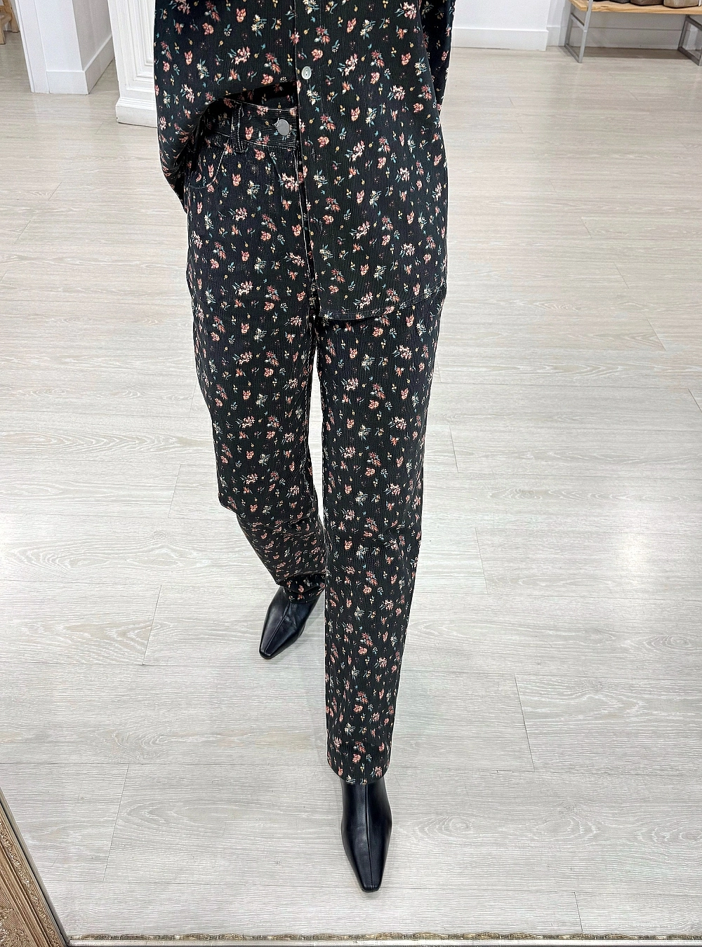 Pantalón set night flowers