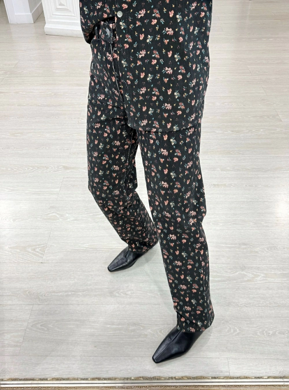 Pantalón set night flowers