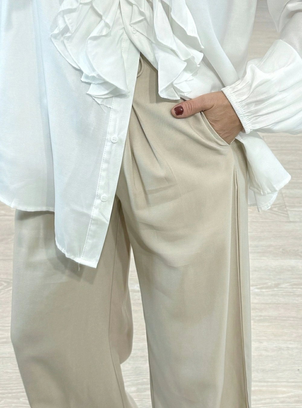 Pantalon style pinzas