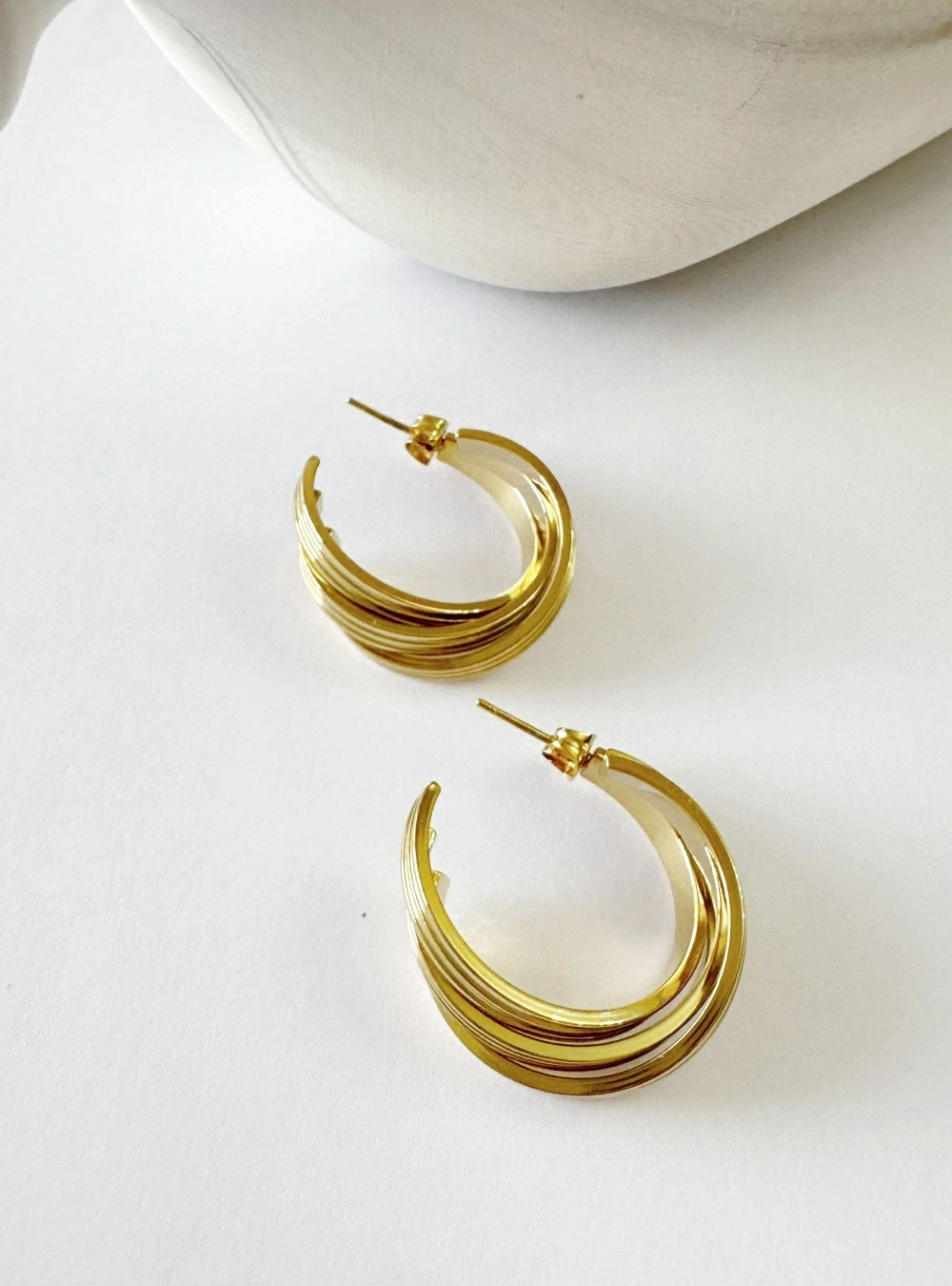 Pendientes acero 3 C