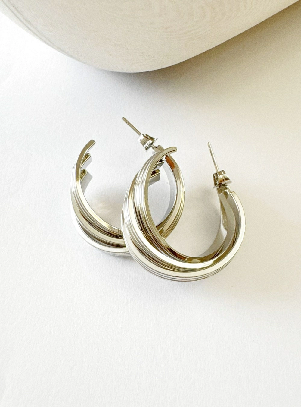 Pendientes acero 3 C