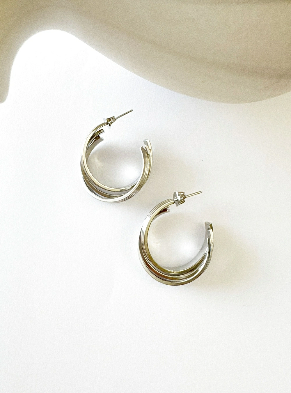 Pendientes acero 3 C