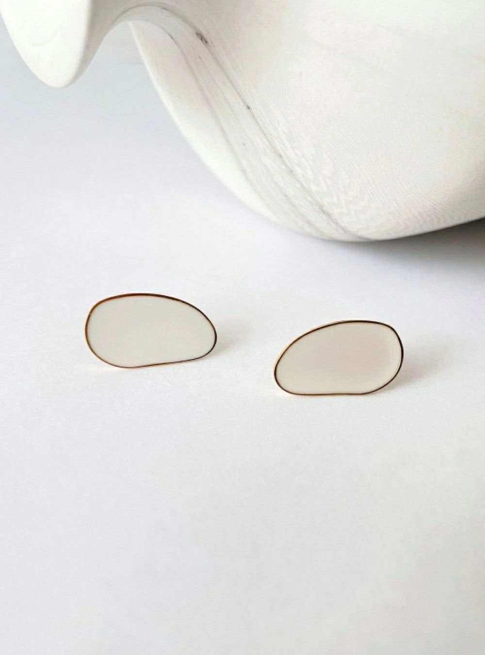 Pendientes acero esmaltado