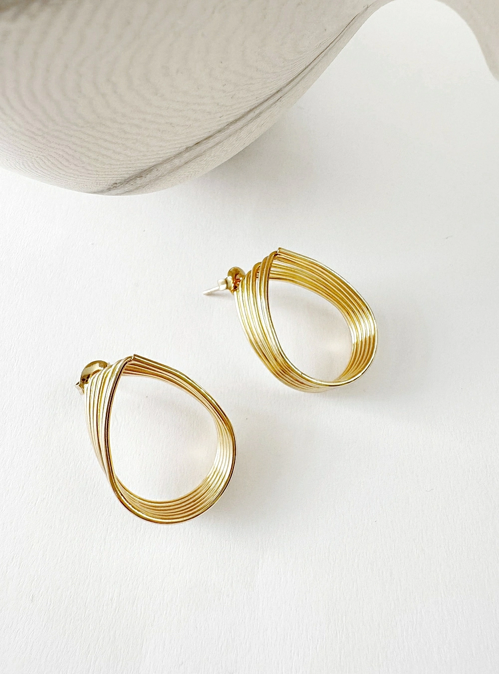 Pendientes aros periformes