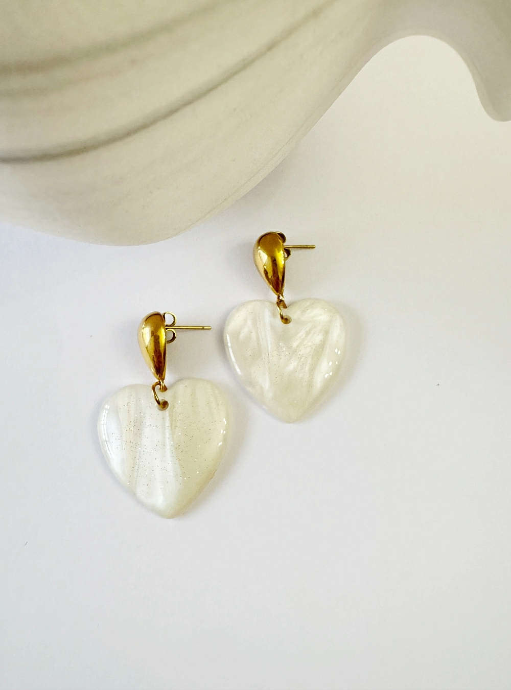 Pendientes corazón Venus