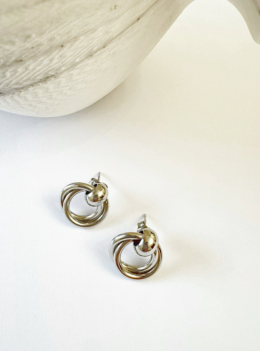 Pendientes doble aro juntos Pendientes doble aro juntos