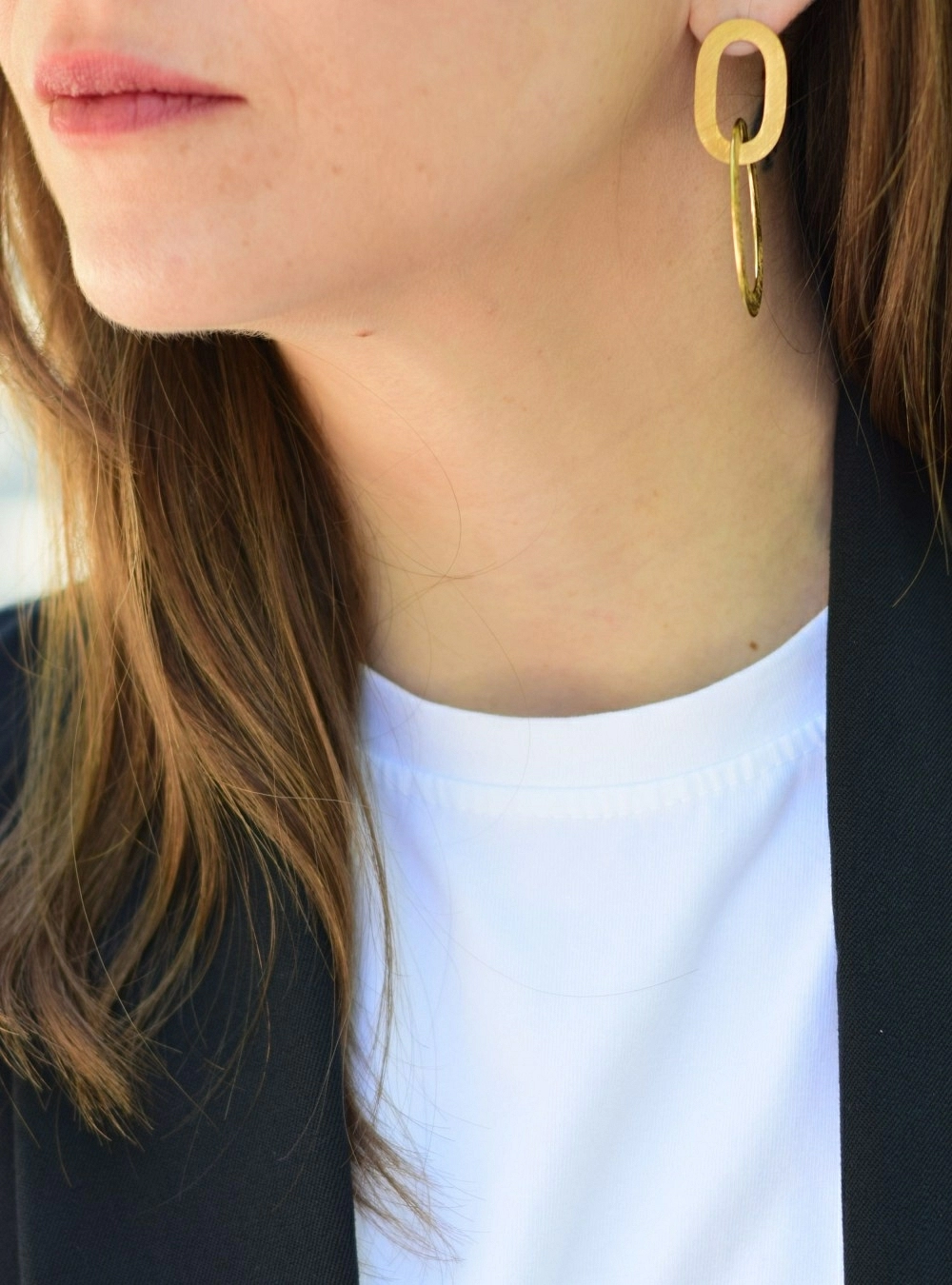 Pendientes flat link