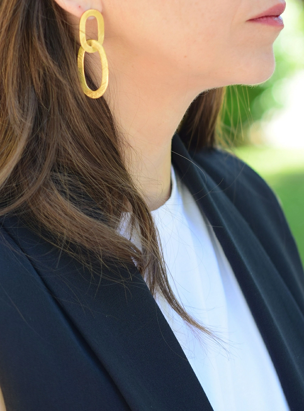 Pendientes flat link