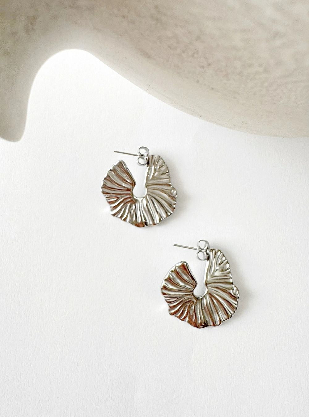 Pendientes hoja suculenta