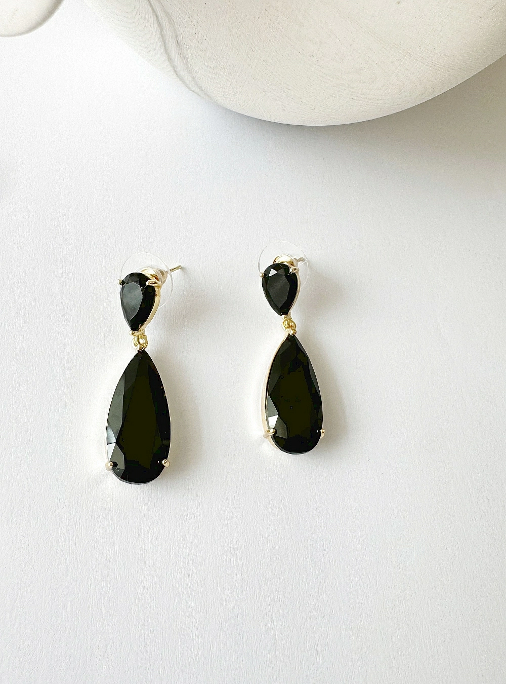 Pendientes lagrima y circonita