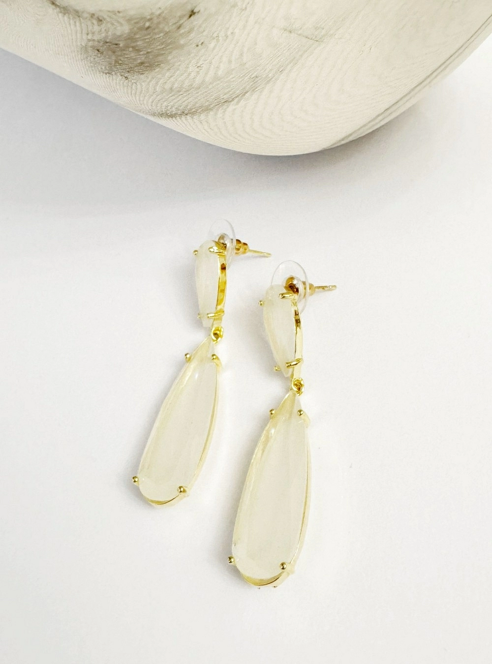 Pendientes lagrimas de circonita long